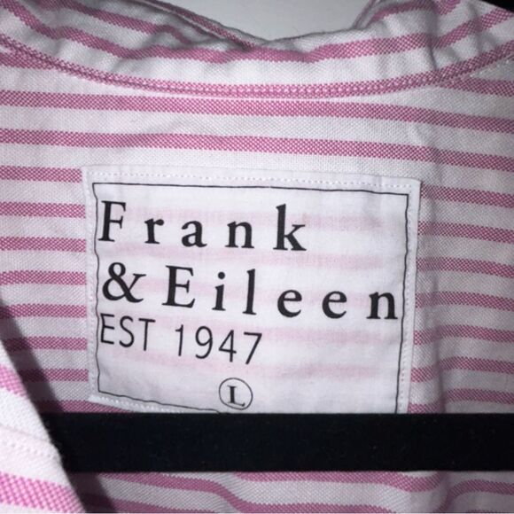 Frank & Eileen SHIRLEY Oversized Striped Print Button-Up Shirt - Picture 4 of 13